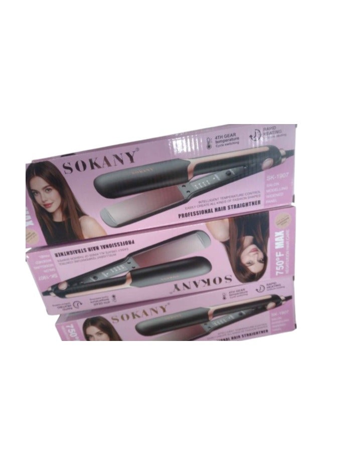 sokany SK-1907 Professional hair Straightener - Image 2